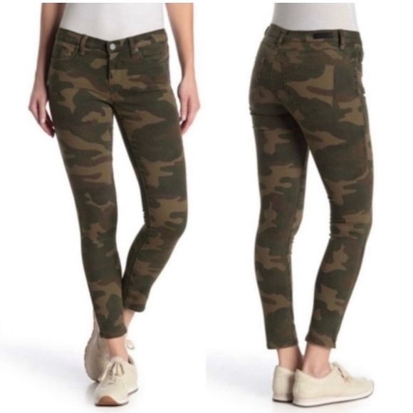 Blank NYC Revolve The Reade Crop Camo Camouflage Skinny Jeans Pants Size 30 - Picture 6 of 15